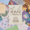 SUPERDANT 1 Set Wooden 2-Ring Loose Leaf Binder Postcard Phote Album Cover DIY-SD0001-02C-5