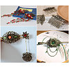 Iron Filigree Pendants & Filigree Joiners Links & Beads Caps IFIN-TA0001-25-9