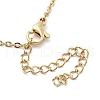 Brass Micro Pave Colorful Cubic Zirconia Pendant Necklaces for Women NJEW-D305-03G-03-4