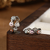 S925 Sterling Silver Evil Eye Hoop Earrings JF1110-2-3