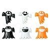 6Pcs 6 Styles Halloween Opaque Resin Decoden Cabochons CRES-FS0001-67-1