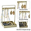 Iron Jewelry Display Stands with Trays ODIS-M005-01A-4