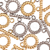 10Set 2 Colors Ion Plating(IP) 304 Stainless Steel Toggle Clasps STAS-CJ0001-205-3