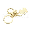 Rack Plating Panda Zinc Alloy Enamel Pendant Keychain KEYC-G064-01D-3