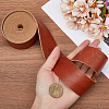 2M Flat AB Grade Cowhide Leather Cord AJEW-WH0479-73D-03-3