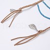 Natural & Synthetic Mixed Stone Tiered Necklaces NJEW-JN02124-4