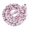 Baking Paint Glass Beads Strands DGLA-N015-10mm-05-2