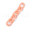 Opaque Spray Painted Acrylic Linking Rings OACR-T024-02-I02-4
