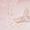 DICOSMETIC 200Pcs 2 Colors Brass Linking Rings KK-DC0004-16-5