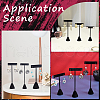 SUNNYCLUE 6Pcs 3 Styles T Shaped Alloy Earring Display Stand EDIS-SC0001-05-5