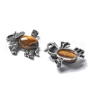 Natural Tiger Eye Pendant G-H083-02AS-08-2
