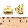Brass Tube Bails KK-L229-013G-3