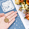 300Pcs 2 Styles 2-Hole Opaque Colours Glass Seed Beads SEED-HS0001-06B-3