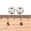 Brass Micro Pave Clear Cubic Zirconia Beads KK-K300-06B-P-2