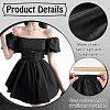 Polyester Stretch Short Oversleeves for Women AJEW-WH0542-011-4