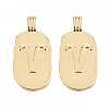 Brass Pendants KK-O140-20G-06-2