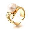 Mother's Day Jewellery Natural Pearl Finger Rings RJEW-P113-21G-4