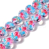 Handmade Glass Beads Strands LAMP-K037-09E-1
