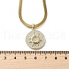 Brass Micro Pave Clear Cubic Zirconia Sun Pendants NJEW-H066-02G-3