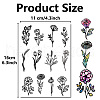 Plastic Stamps DIY-WH20018-0228-2