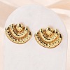 304 Stainless Steel Stud Earrings for Women EJEW-U052-04G-2