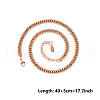 3MM Unisex 304 Stainless Steel Curb Chains Necklaces GG8738-3-1