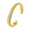 Brass Cuff Bangles for Women BJEW-F498-07G-2