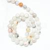 Natural Agate Bead Strands G-R346-8mm-26-2