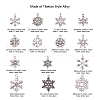 Tibetan Style Alloy Big Pendants TIBE-CJ0001-04-7