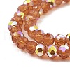 Baking Painted Transparent Glass Beads Strands DGLA-A034-J6mm-B01-3