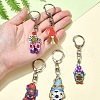 Halloween Acrylic Gnome Pendant Decoration HJEW-YW00031-01-5
