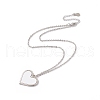 Sublimation Blank Aluminum Pendant Necklace NJEW-E020-02P-03-3