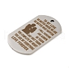 Non-Tarnish Valentine's Day 201 Stainless Steel Pendants STAS-L079-02P-02-2