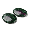 Mother's Day Gifts Natural Ruby Worry Stone for Anxiety Therapy G-B036-01O-3