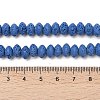 Synthetic Lava Rock Beads Strands G-B087-02A-09-4