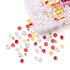 DIY Letter & Imitation Pearl & Heishi Beads Bracelet Making Kit DIY-YW0005-23E-4