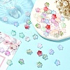60Pcs 10 Colors Transparent Glass Beads GLAA-YW0003-83-4