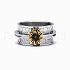 Sunflower Zinc Alloy Finger Rings FS-WGCE082-06-1