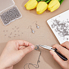 DICOSMETIC 1000Pcs 304 Stainless Steel Open Jump Rings STAS-DC0016-02-4