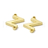 Rack Plating Brass Connector Charms KK-C007-38G-Z-3