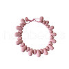 Resin Teardrop Beaded Necklaces for Women FS-WG19753-04-2