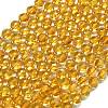 Synthetic Citrine Beads Strands G-K389-B76-01-2