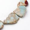 Natural Aqua Terra Jasper Beads Strands G-D857-02-3