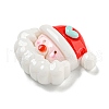 Christmas Opaque Resin Decoden Cabochons RESI-U006-04E-2