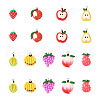 Cheriswelry 36Pcs 9 Style Resin Pendants RESI-CW0001-11-8