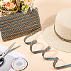 12M Braided Polyester Rhombus Ribbons SRIB-WH0011-267C-5