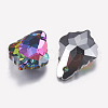 Faceted Glass Rhinestone Charms RGLA-F052-001VO-2