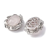 Natural Rose Quartz Oval Multi-Strand Links G-G207-02P-09-2