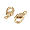 Brass Lobster Claw Clasps KK-903-G01-2