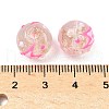 Luminous Handmade Enamel Gold Sand Glass Beads Strands LAMP-U004-08D-5